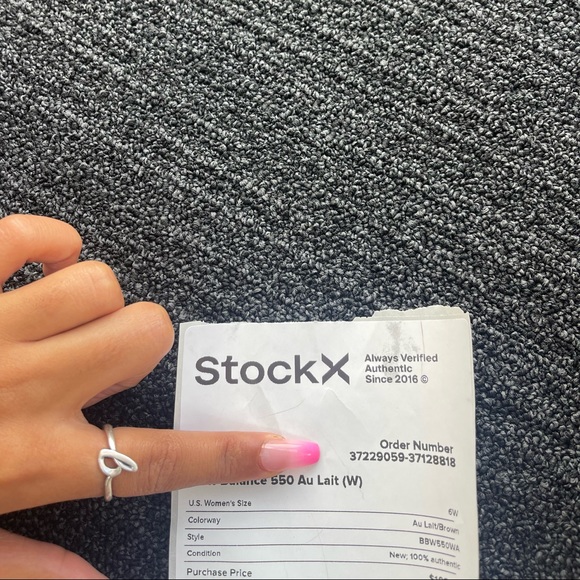 Brand new New Balance Au lait brown size 6W - Picture 7 of 7